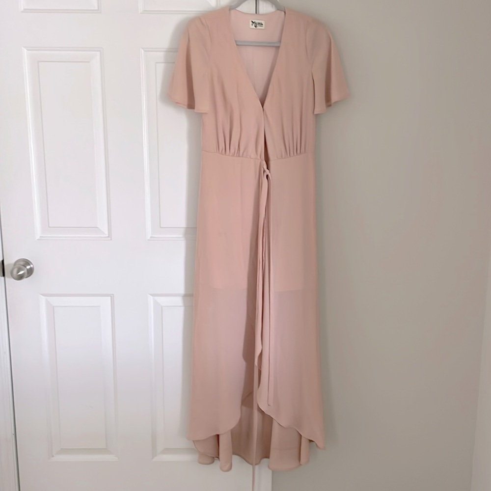 Show Me Your Mimi XS Blush Pink Wrap Dress